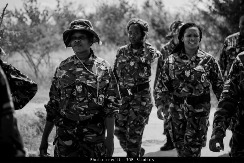 The Black Mambas. Photo credit: 3DE Studios